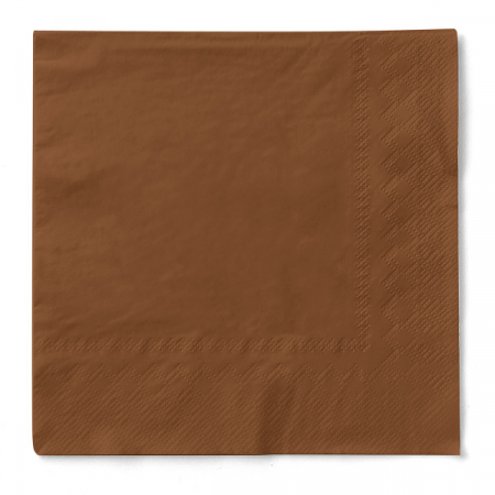 CULOAREA ANULUI 2025 - Servetele de masa 3 straturi, Tissue - Bronz / 40 x 40 cm / 100 buc