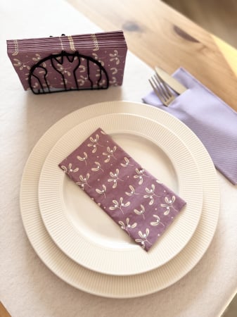 Produse - Servetele de masa, 3 straturi, Tissue - Floral Harmony, 33 x 33 cm, pliate 1/8, 16 buc