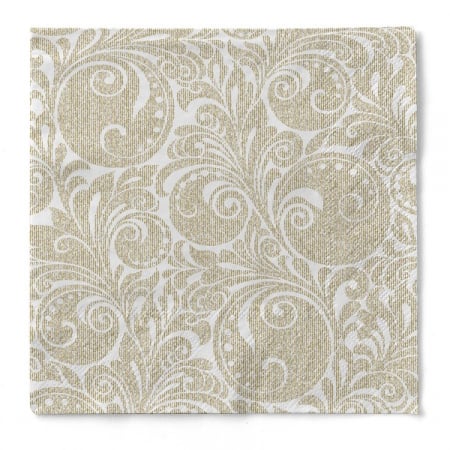 Servetele de masa, 3 straturi, IMPRIMEU - Servetele de masa, 3 straturi, Tissue - Jordan (imprimeu bej) / 40 x 40 cm / 100 buc