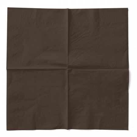 Servetele de masa 3 straturi, Tissue - Maro / 33 x 33 cm / 20 buc [3]