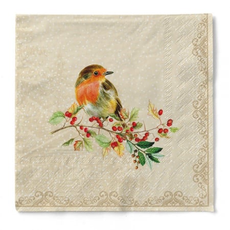 Servetele de masa, 3 straturi, IMPRIMEU - Servetele de masa 3 straturi Tissue - Pippa, 40 x 40 cm, 100 buc