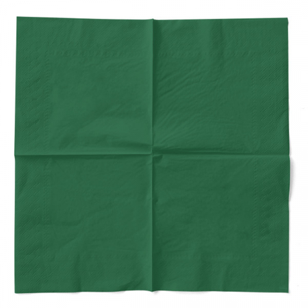 Servetele de masa 3 straturi, Tissue - Verzi / 33 x 33 cm / 100 buc [1]