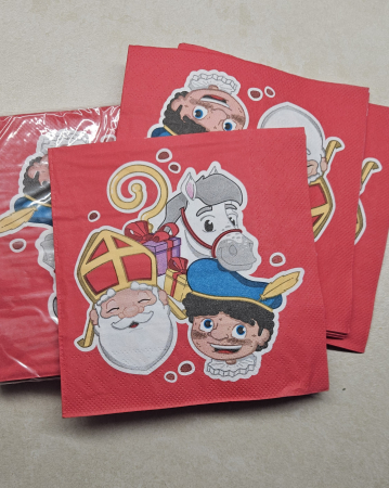 Servetele de masa 3 straturi Tissue - Saint Nicholas, 33 x 33 cm, 20 buc [1]