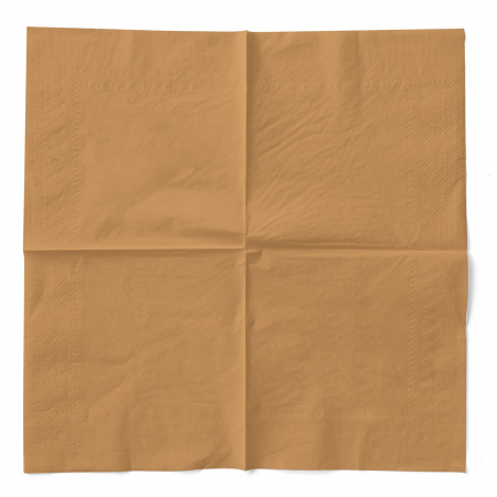 Servetele de masa 3 straturi Tissue - Sand (cappuccino), 40 x 40 cm, 100 buc [2]