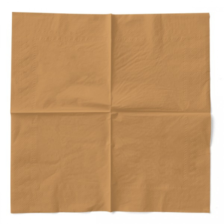 Servetele de masa 3 straturi Tissue - Sand (Cappuccino), 33 x 33 cm, 100 buc [2]