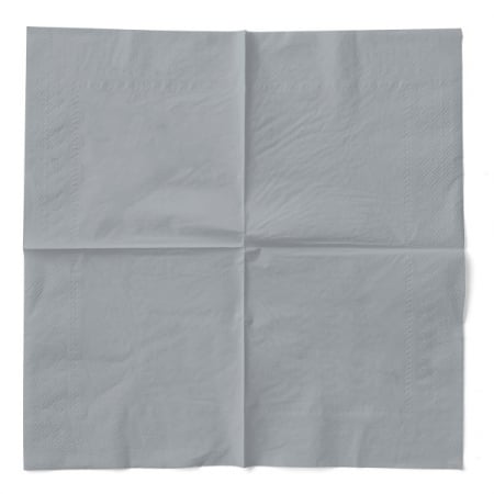Servetele de masa 3 straturi, Tissue - Silver (Argintiu) / 40 x 40 cm / 100 buc [2]