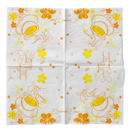 Servetele de masa, 3 straturi, Tissue - Sonny / 33 x 33 cm / 100 buc [2]