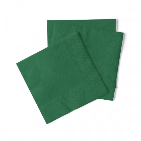 Servetele de masa 3 straturi, Tissue - Verzi / 24 x 24 cm / 150 buc [1]