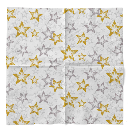 Servetele de masa de Craciun, 3 straturi, Tissue - Allison / 33 x 33 cm / 100 buc [2]
