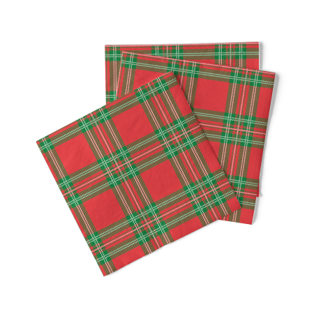 Servetele tissue 40 x 40 pentru Craciun - La comanda - Servetele de masa de Craciun, 3 straturi, Tissue - Charles / 40 x 40 cm / 100 buc
