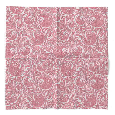 Servetele de masa de Craciun, 3 straturi, Tissue - Jordan weiss-bordeaux / white-bordeaux / 33 x 33 cm / 100 buc [2]