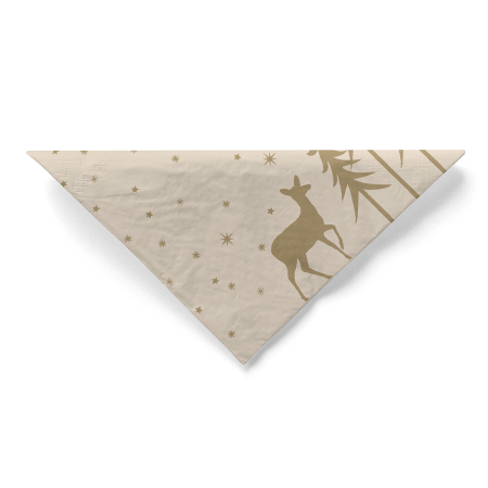 Servetele de masa de Craciun, 3 straturi, Tissue - Liane recycled tissue / 40 x 40 cm / 100 buc [3]