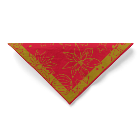 Servetele de masa de Craciun, 3 straturi, Tissue - Milan rot / red / 33 x 33 cm / 100 buc [3]