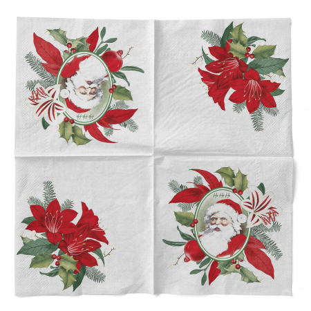 Servetele de masa de Craciun, 3 straturi, Tissue - Niklas / 40 x 40 cm / 100 buc [2]