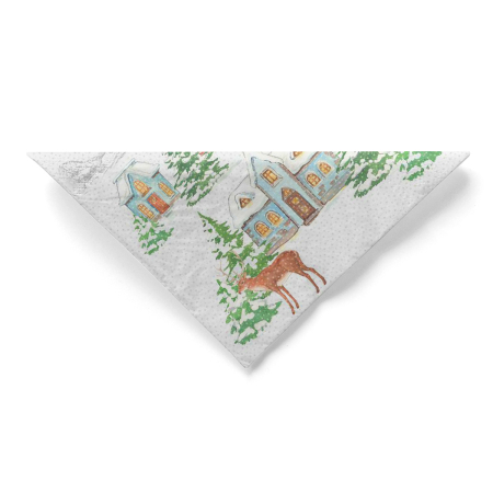 Servetele de masa de Craciun, 3 straturi, Tissue - Sandy / 33 x 33 cm / 100 buc [3]