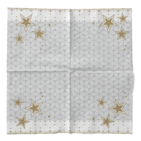 Servetele de masa de Craciun, 3 straturi, Tissue - Vivien / 33 x 33 cm / 100 buc [2]