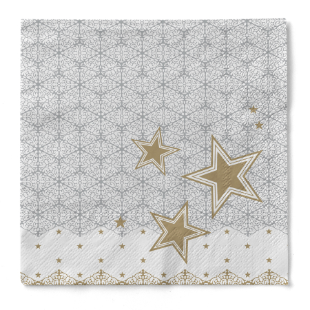 Servetele de masa de Craciun, 3 straturi, Tissue - Vivien / 33 x 33 cm / 100 buc [1]
