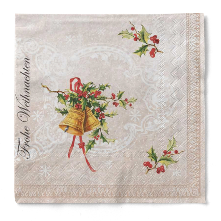 Servetele de masa de Craciun, 3 straturi, Tissue - Wiebke / 33 x 33 cm / 100 buc [3]