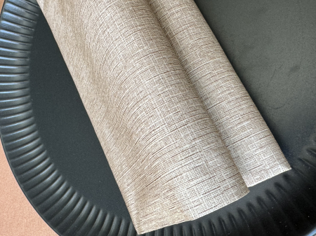 Servetele de masa festive gama Spanlin Bio (100% biodegradabile) - Reed (bej, linii fine maro) / 40 x 40 cm / 30 buc