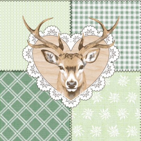 Servetele festive - VINTAGE - Servetele de masa festive Linclass - Abigail / 40 x 40 cm / 50 buc