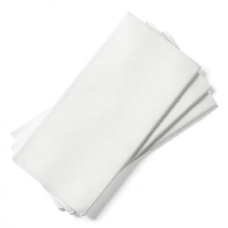 DECOR IARNA - Servetele de masa festive Linclass albe, 40x40 cm, pliate 1/8, 75 buc
