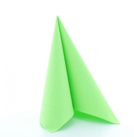 Servetele festive - ANIVERSARE SAU BOTEZ - Servetele de masa festive Linclass - Apfelgrun (Culoarea marului verde) / 40 x 40 cm / 12 buc