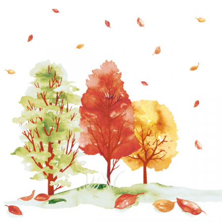 Servetele festive - VINTAGE - Servetele de masa festive Linclass - Autumn Forest (model de toamna) / 40 x 40 cm / 50 buc