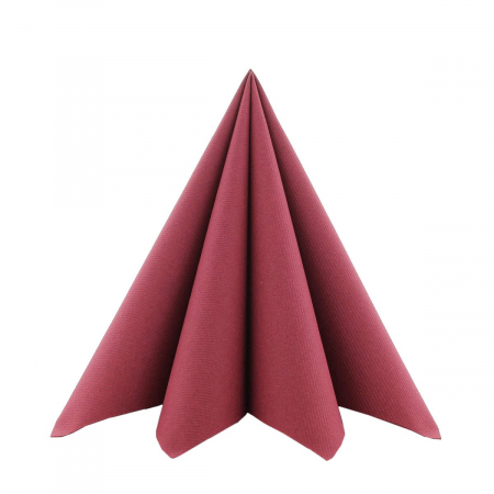 Servetele de masa festive Linclass - Bordeaux (bordo/visiniu) / 40 x 40 cm / 25 buc [4]