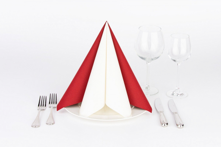 Servetele de masa festive Linclass - Bordo / XL - 48 x 48 cm / 50 buc [1]