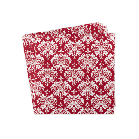 Servetele de masa festive Linclass pentru Revelion/Anul Nou Linclass - Casper bordeaux / 40 x 40 cm / 50 buc [5]