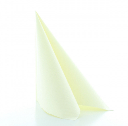 DECOR CREM - Servetele de masa festive Linclass - Champagne (crem sampanie)/ 40 x 40 cm / 12 buc