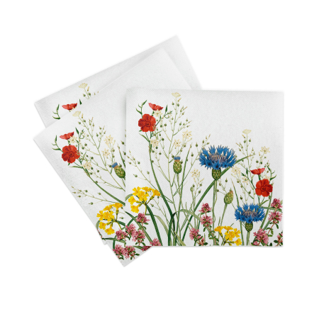 Servetele de masa festive Linclass Edith (Flori)/ 40 x 40 cm / 50 buc [4]