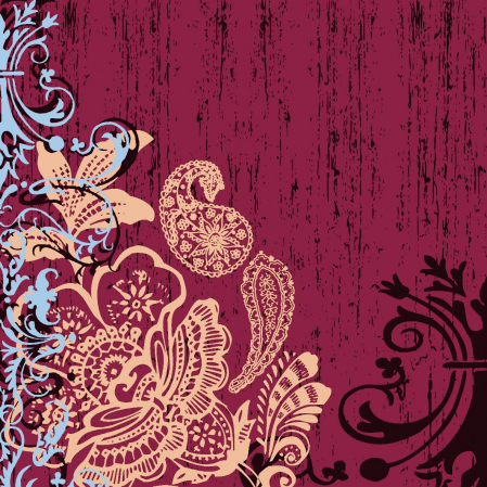 Servetele de masa festive Linclass - Ellen (bordo) / 40 x 40 cm / 12 buc [6]