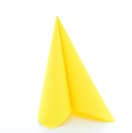 DECOR GALBEN - Servetele de masa festive Linclass - Galbene / 40 x 40 cm / 20 buc