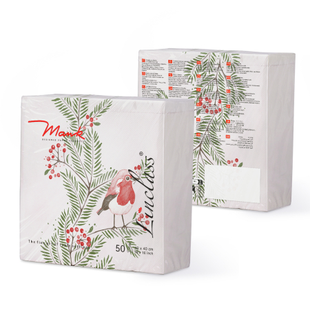 Servetele de masa festive Linclass pentru Revelion/Anul Nou Linclass - Jesse / 40 x 40 cm / 50 buc [3]