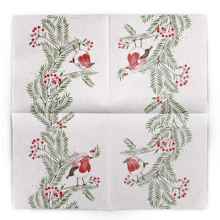 Servetele de masa festive Linclass pentru Revelion/Anul Nou Linclass - Jesse / 40 x 40 cm / 50 buc [4]