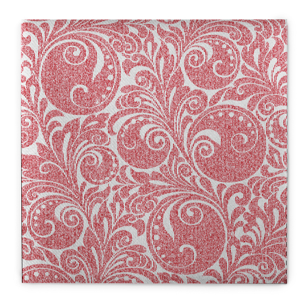 Servetele festive Craciun - La comanda - Servetele de masa festive Linclass pentru Revelion/Anul Nou Linclass - Jordan weiss-bordeaux / white-bordeaux / 40 x 40 cm / 50 buc