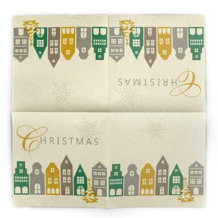 Servetele de masa festive Linclass pentru Revelion/Anul Nou Linclass - Julika / 40 x 40 cm / 50 buc [3]