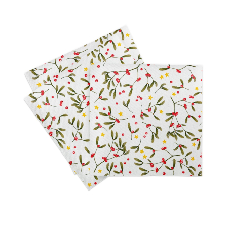 Servetele de masa festive Linclass - Leni (Crengute de vasc) / 40 x 40 cm / 50 buc [2]