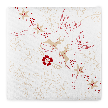 Servetele festive - VALENTINE'S DAY & DRAGOBETE - Servetele de masa festive Linclass Leonard/ 40 x 40 cm / 50 buc