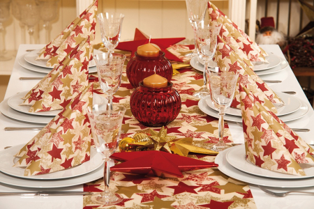 Servetele de masa festive Linclass pentru Revelion/Anul Nou Linclass - Levi / 40 x 40 cm / 50 buc [5]