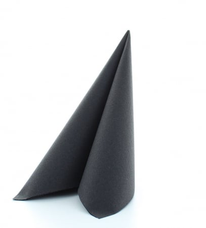Servetele de masa festive Linclass - Negre / 40 x 40 cm / 12 buc [3]