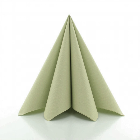 Servetele festive - TEMATICA MARINA - PESCARESTI - Servetele de masa festive Linclass - Olive (masliniu)/ 40 x 40 cm / 12 buc