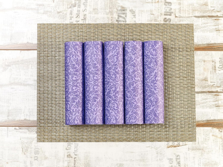 Servetele de masa festive Linclass - Ornaments (mov-mov inchis) / 40 x 40 cm / 50 buc [3]