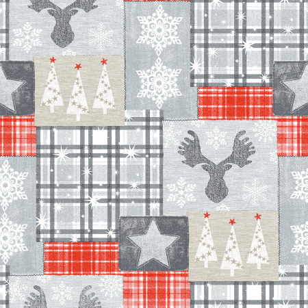 Servetele festive Craciun - La comanda - Servetele de masa festive Linclass pentru Revelion/Anul Nou Linclass - Pedro / 40 x 40 cm / 50 buc