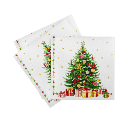 Servetele de masa festive Linclass pentru Craciun/ Revelion - Christmas Tree (Brad de Craciun) 40 x 40 cm / 50 buc [3]