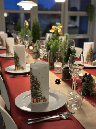 Servetele de masa festive Linclass pentru Craciun/ Revelion - Christmas Tree (Brad de Craciun) 40 x 40 cm / 50 buc [6]