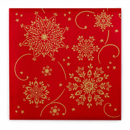 Produse - servetele festive rosii Craciun sau Revelion