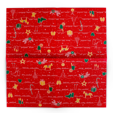 Servetele de masa festive Linclass pentru Craciun/Revelion - Ravin  / 40 x 40 cm / 50 buc [4]