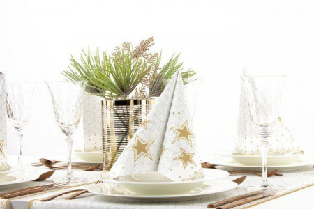 Servetele de masa festive Linclass pentru Craciun/Revelion - Vivien / 40 x 40 cm / 50 buc [1]